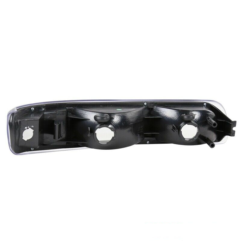 LED DRL Black Projector Headlights+Bumper Lamps for 1999-2002 Chevy Silverado Tahoe Suburban 1500 2500 U.S. Part One