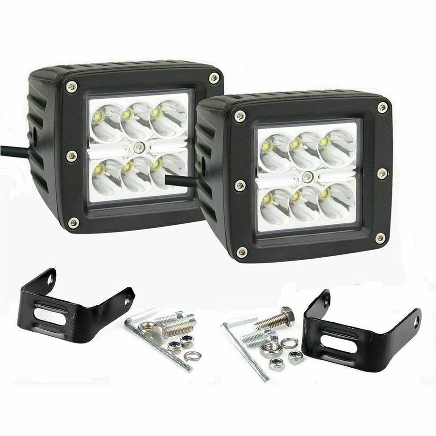 32" LED Bar Dual Fog Light Pod Mount Upgrade Kits Fit Dodge Ram 2500/3500 Bumper U.S. Part One