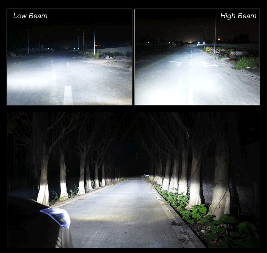 6000K For Ford F250 F350 F450 2005-2019 4Side LED Headlight Fog Light Bulbs 6x U.S. Part One