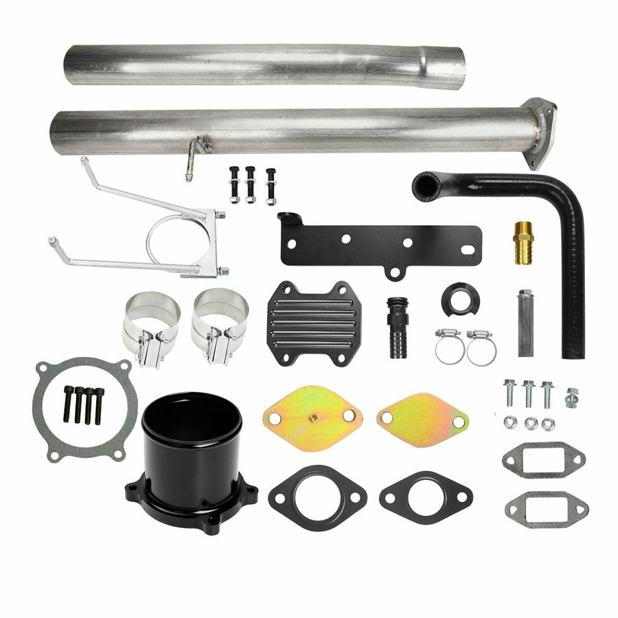 6.7 Cummins Cat DPF Delete Pipe EGR Cooler Throttle Valve for Dodge Ram 2500 3500 6.7L Cummins Diesel U.S. Part One