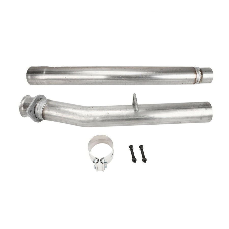 6.4 Powerstroke 4" CAT & DPF Delete Pipe for 2008-2010 Ford 6.4L Power Stroke F250 F350 F450 F550 U.S. Part One