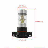 Thumbnail for 6000K LED Headlight Fog Light Bulbs for Chevy Silverado 1500 2500 3500 2007-2015 U.S. Part One