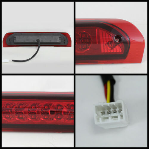 Red Full LED 3Rd Brake Light Lamp Fits for 2002-2008 Dodge Ram 1500 2500 3500 U.S. Part One