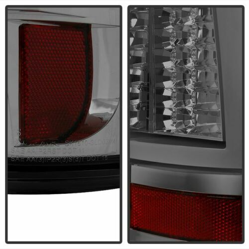 1500 Chrome Smoke LED Tail Lights Set Spyder for 1999-2002 Chevy Silverado/GMC Sierra U.S. Part One