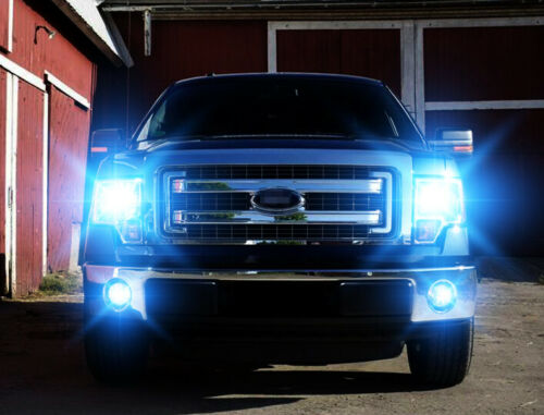 8000K LED Headlight High/Low + Fog Light Bulbs Combo for Ford F150 2005 - 2014 4pcs U.S. Part One