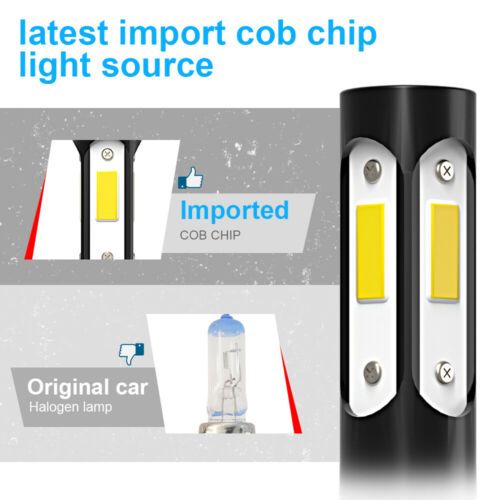 6000K White LED Headlight Fog Light Bulbs 6pcs for Ford F250 F350 2005-2019 U.S. Part One