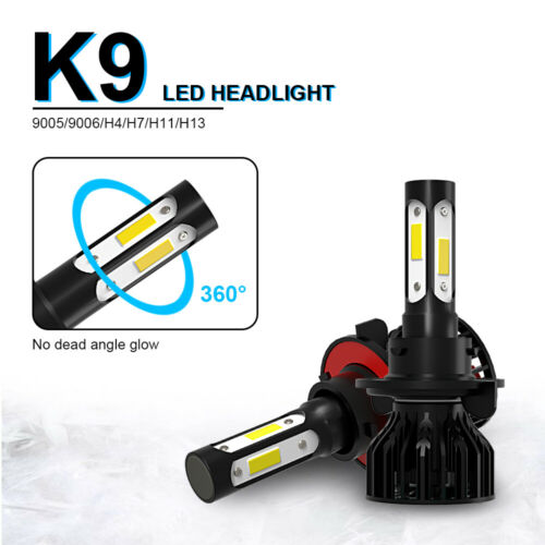 6000K White LED Headlight Fog Light Bulbs 6pcs for Ford F250 F350 2005-2019 U.S. Part One